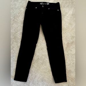 Seven7 black corduroy jeans